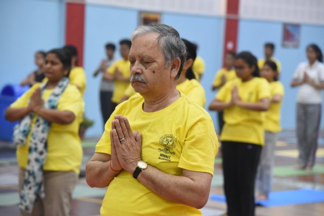 MNNIT ALLAHABAD CELEBRATED 8TH INTERNATIONAL DAY OF YOGA 2022